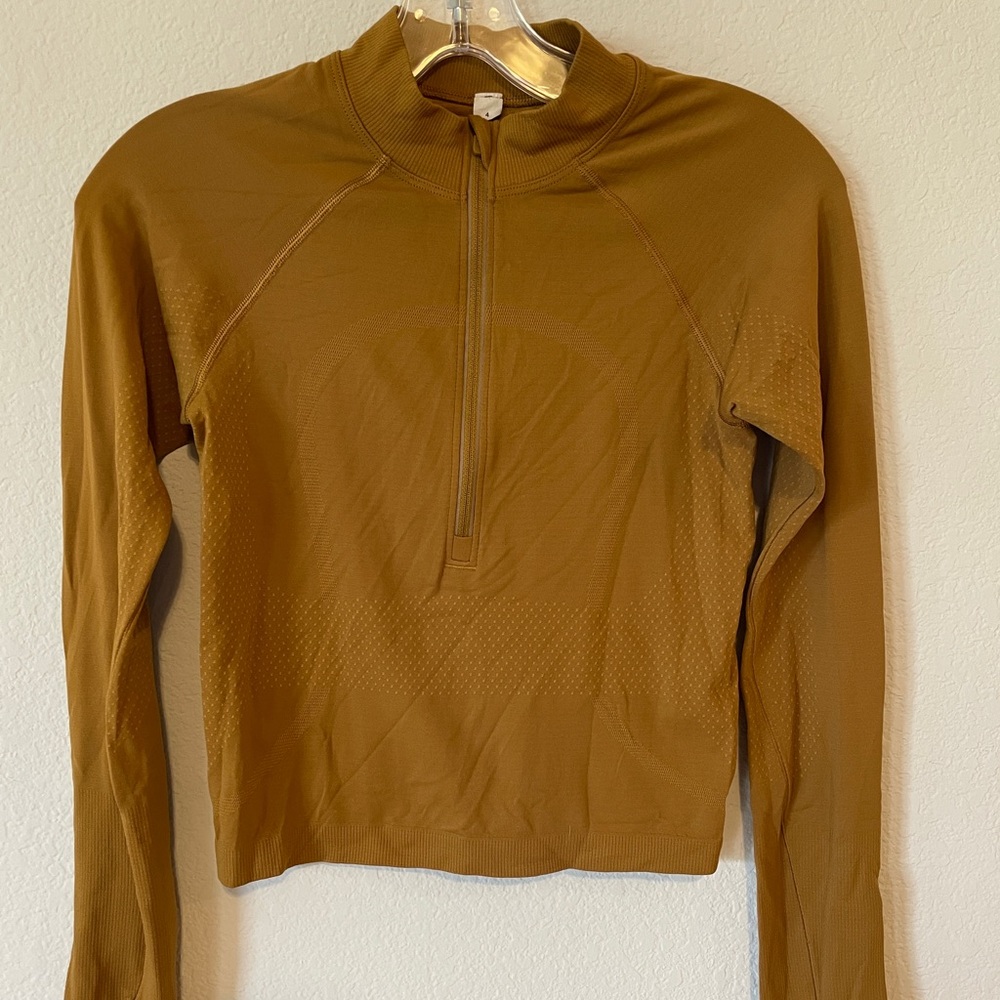 Women's Brown Long Sleeve Top
